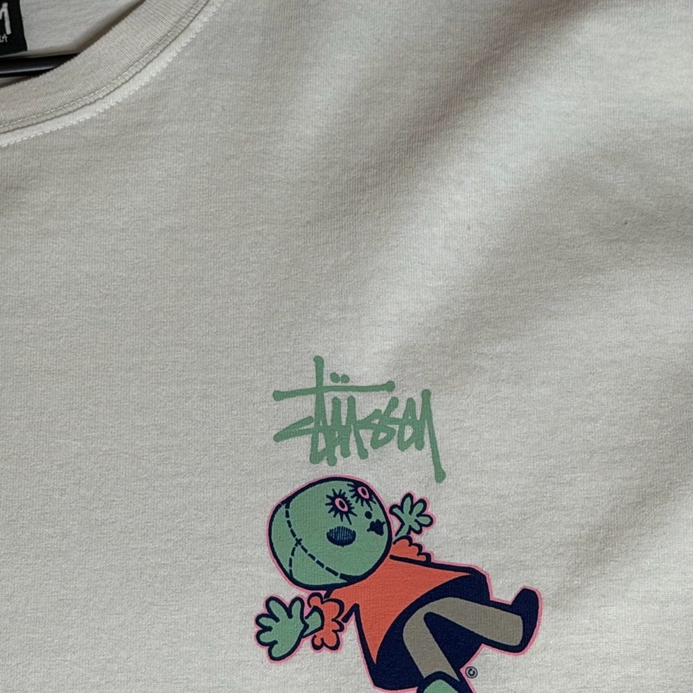 STUSSY DOLLIE PIGMENT DYED TEE NATURAL - LARGE NWOT Size Large - Picture 4 of 8